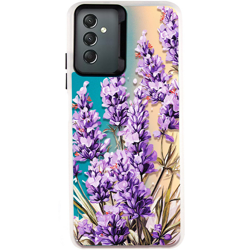 TPU+PC чехол TakiTaki Magic glow для Samsung Galaxy A24 4G (Lavender / Pink / Purple)