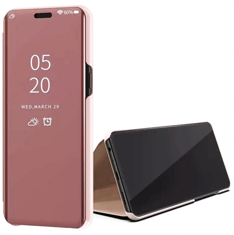 Фото Чохол-книжка Clear View Standing Cover на Samsung Galaxy M51 (Царапина / Rose Gold) на vchehle.ua