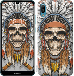 

Чехол Череп индейца для Huawei Y6 2019 710954