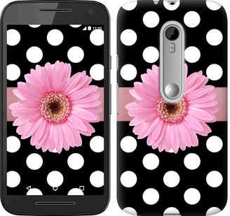 Чехол Горошек 2 для Motorola Moto G3