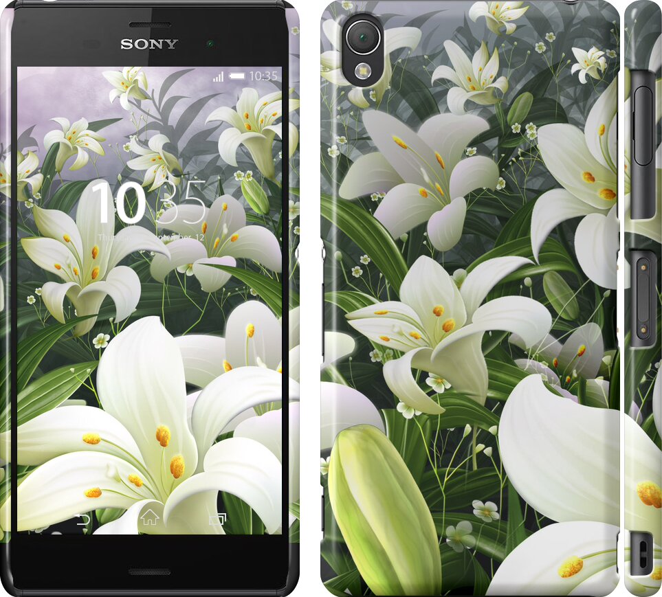 

Чехол Белые лилии для Sony Xperia Z3 245784