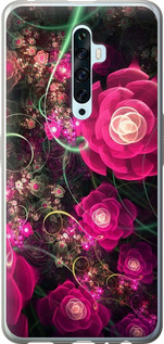 

Чохол Абстрактні квіти 3 на Oppo Reno 2Z 1625496