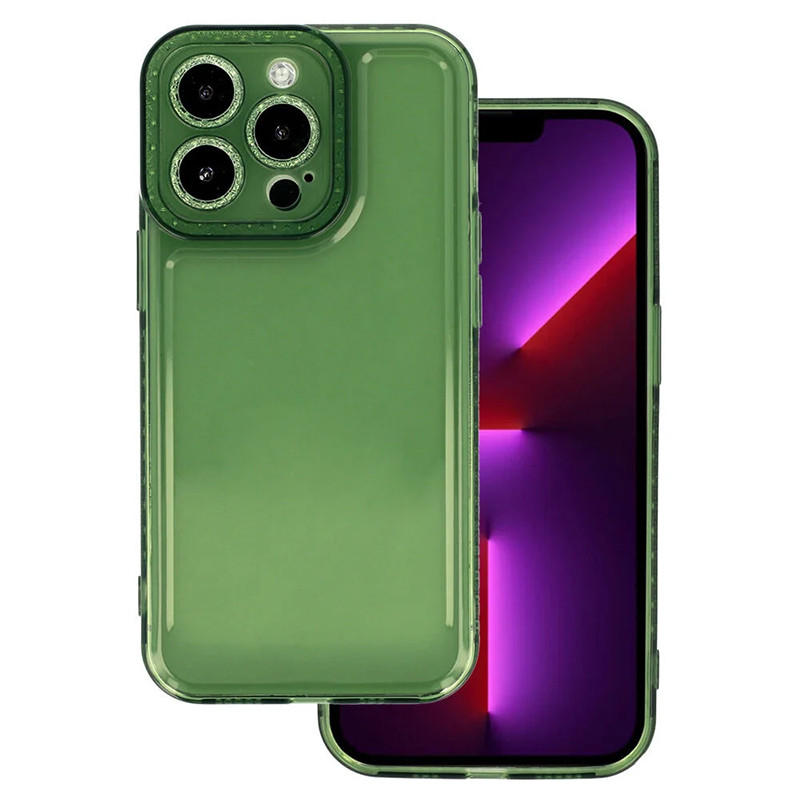 Фото Чохол TPU Starfall Clear на Apple iPhone 13 Pro Max (6.7") (Зелений) на vchehle.ua