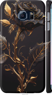 Чохол Троянда 3 на Samsung Galaxy S6 Edge G925F