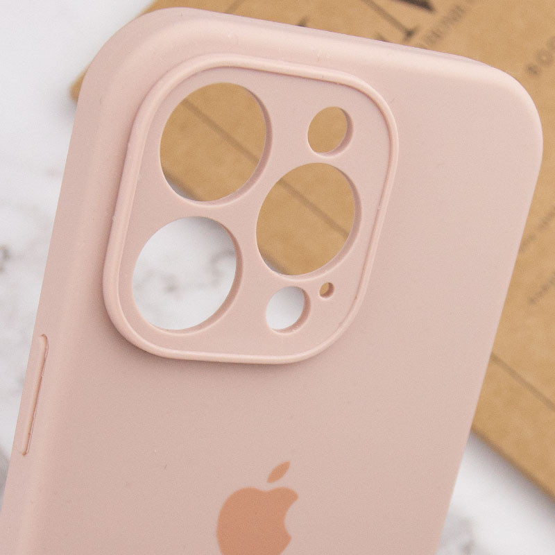 Замовити Чохол Silicone Case Full Camera Protective (AA) на Apple iPhone 15 Pro (6.1") (Рожевий / Pink Sand) на vchehle.ua