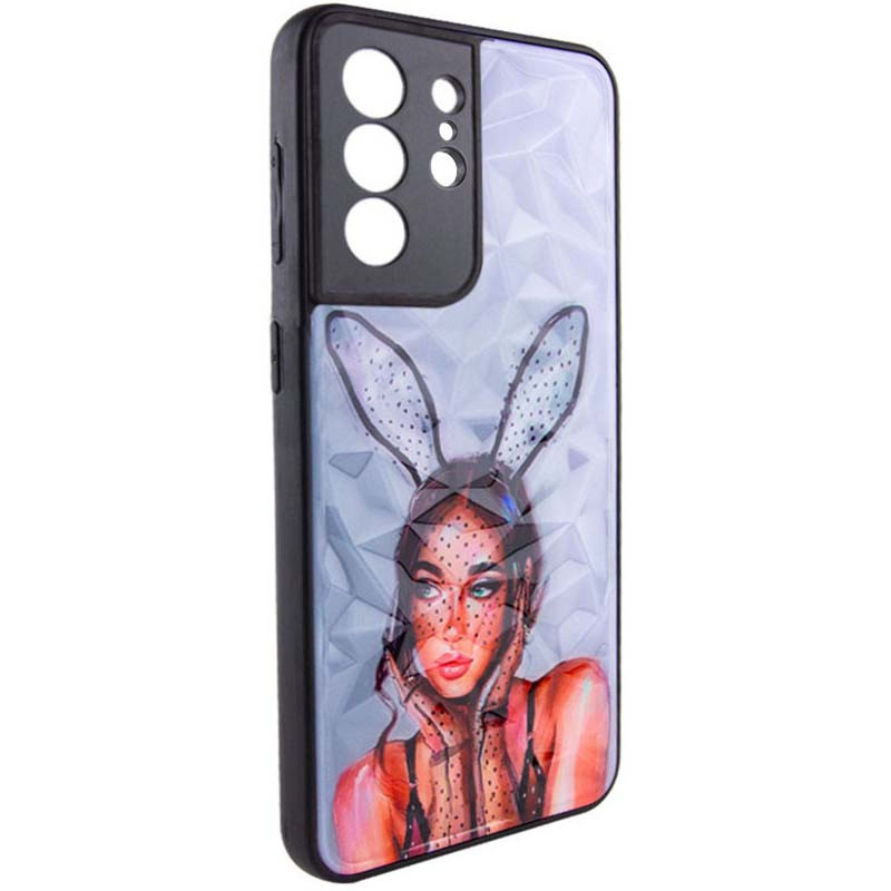 TPU+PC чехол Prisma Ladies для Samsung Galaxy S23 Ultra (Rabbit)