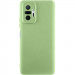 Чехол TPU GETMAN Liquid Silk Full Camera для Xiaomi Redmi Note 10 Pro / 10 Pro Max (Зеленый / Pistachio)