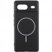 Чехол Silicone Cover Lakshmi Full Camera (AA) with MagFit для Google Pixel 8a (Черный / Black)