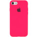 Чохол Silicone Case Full Protective (AA) на Apple iPhone 6/6s (4.7") (Рожевий  / Barbie pink)