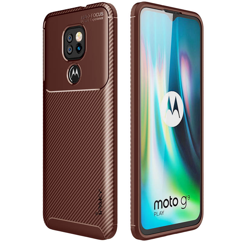 

TPU чехол iPaky Kaisy Series для Motorola Moto G9 Play (Коричневый) 1068828