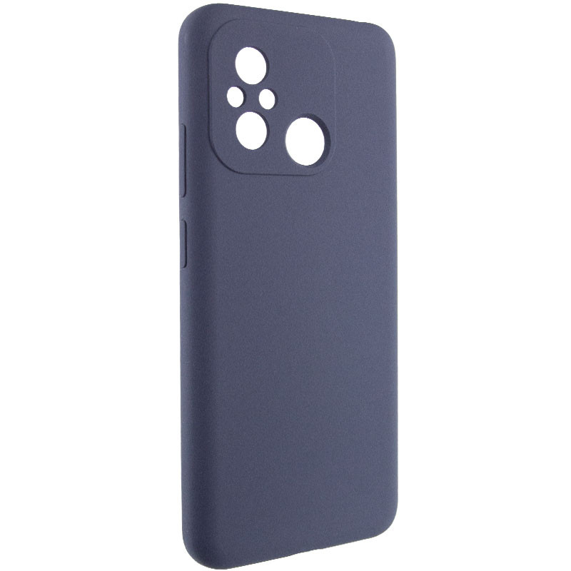 Фото Чохол Silicone Cover Lakshmi Full Camera (AAA) на Xiaomi Redmi 12C (Темно-синій / Midnight blue) на vchehle.ua