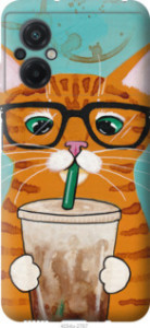 Чехол Зеленоглазый кот в очках для Xiaomi Poco M5