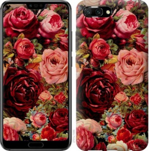 Чехол Цветущие розы для Huawei Honor 10