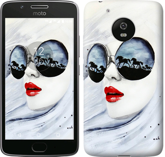 

Чохол Дівчина аквареллю на Motorola Moto G5 605319