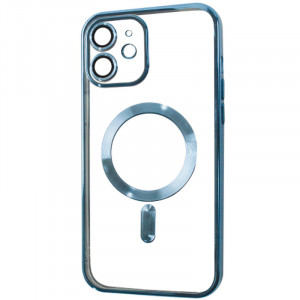 TPU чехол Fibra Chrome with Magnetic safe для Apple iPhone 12 (6.1")