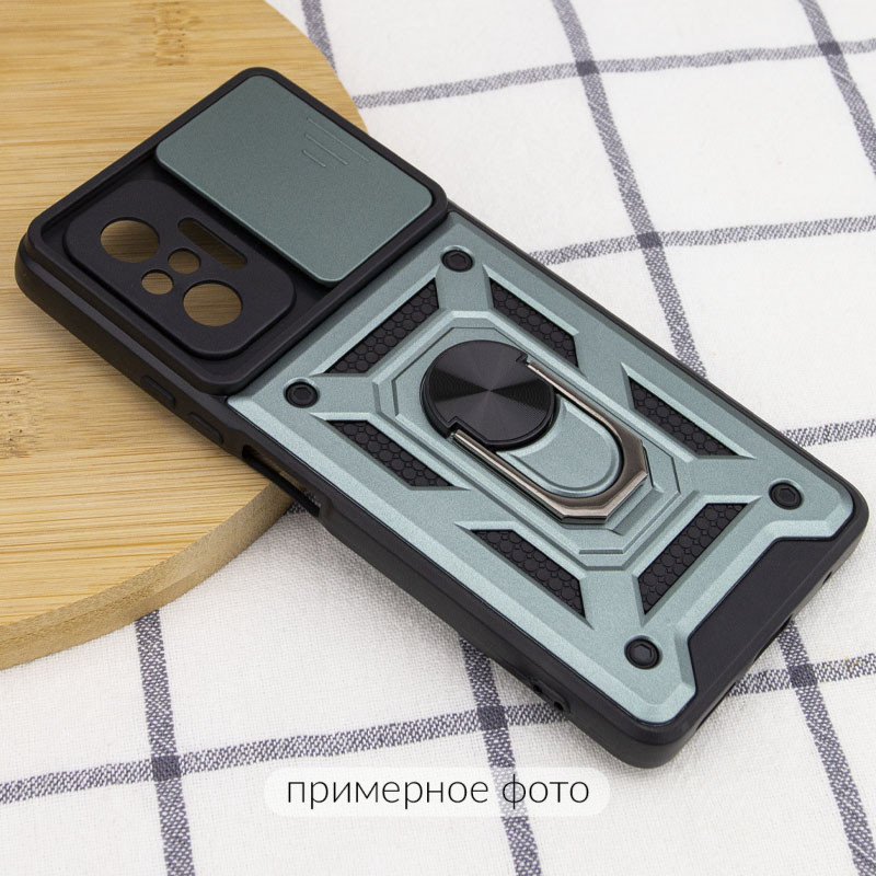 Ударопрочный чехол Camshield Serge Ring для Xiaomi Redmi A5 (Europe version) (Зеленый) в магазине vchehle.ua