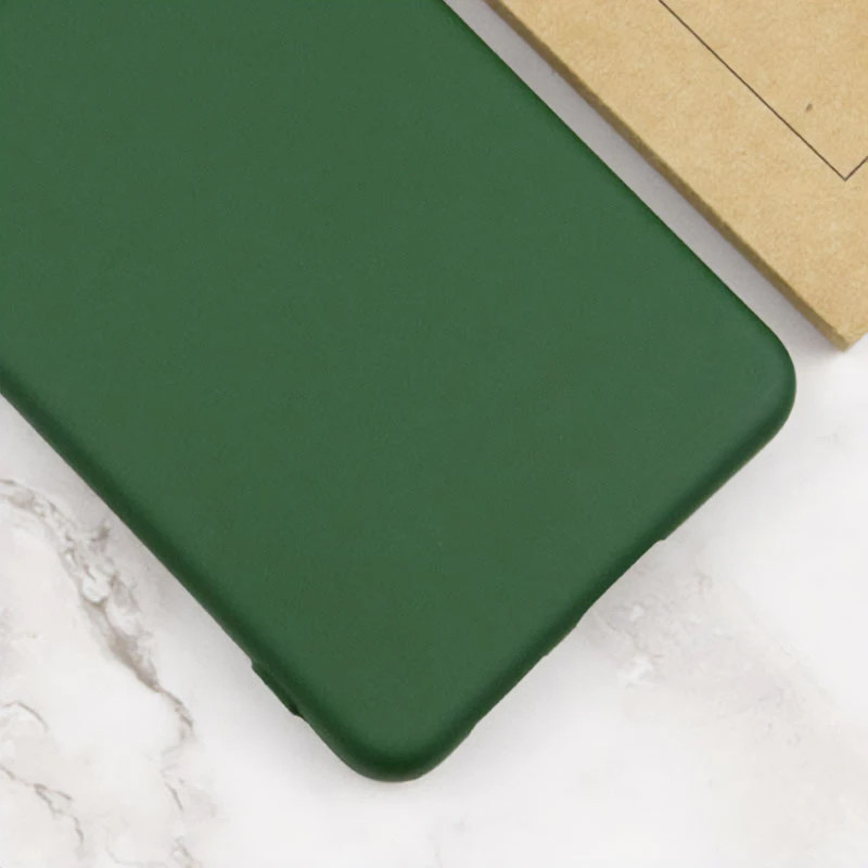 Фото Чохол TPU GETMAN Liquid Silk Full Camera на Xiaomi Redmi Note 14 Pro+ 5G (Зелений / Dark green) в маназині vchehle.ua