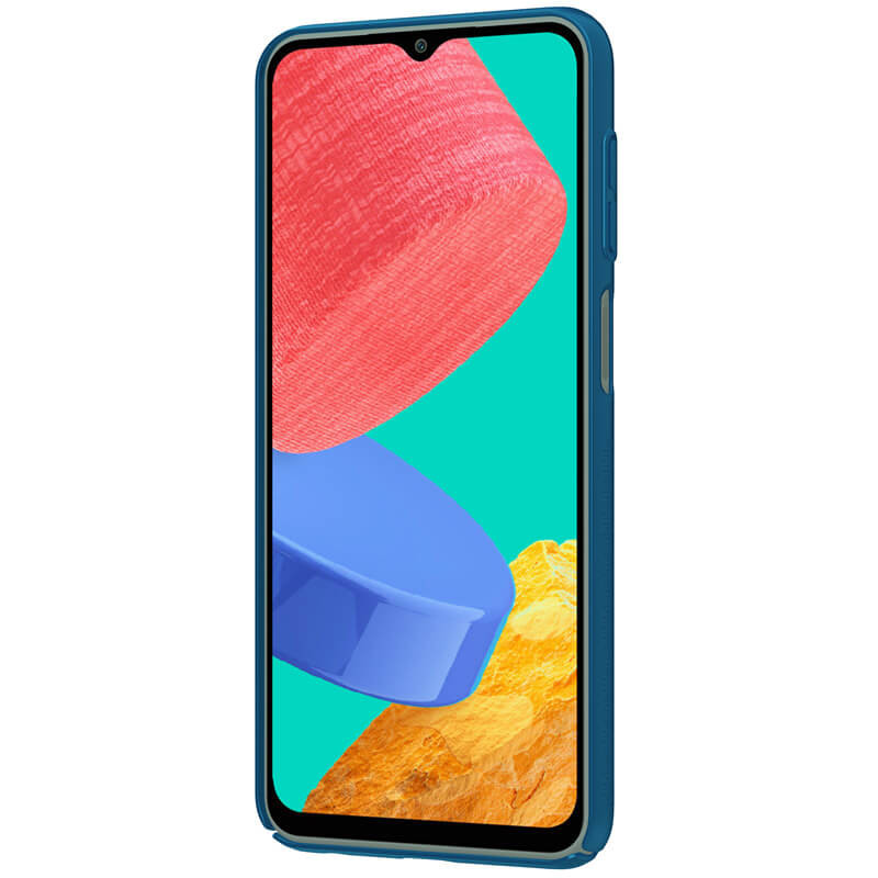 Карбоновая накладка Nillkin Camshield (шторка на камеру) для Samsung Galaxy M53 5G (Синий / Blue) в магазине vchehle.ua