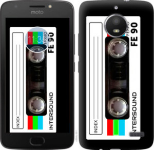 Чехол Кассета с90 для Motorola Moto E4