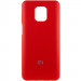 Чехол Silicone Cover Full Protective (AA) для Xiaomi Redmi Note 9s / Note 9 Pro / Note 9 Pro Max (Красный / Red)