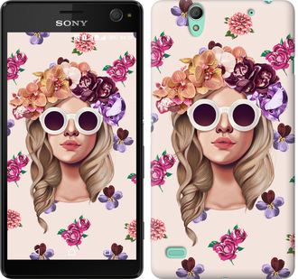 

Чохол Дівчина з квітами v2 на Sony Xperia C4 E5333 190341