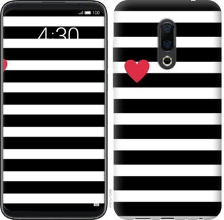 

Чехол Черно-белые полосы для Meizu 16 Plus 751936