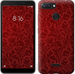 

Чехол Чехол цвета бордо для Xiaomi Redmi 6 672565