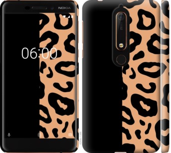 

Чехол Пятна леопарда для Nokia 6.1 727299