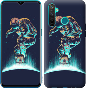 

Чохол Космонавт на скейтборді на Realme 5 Pro 920882