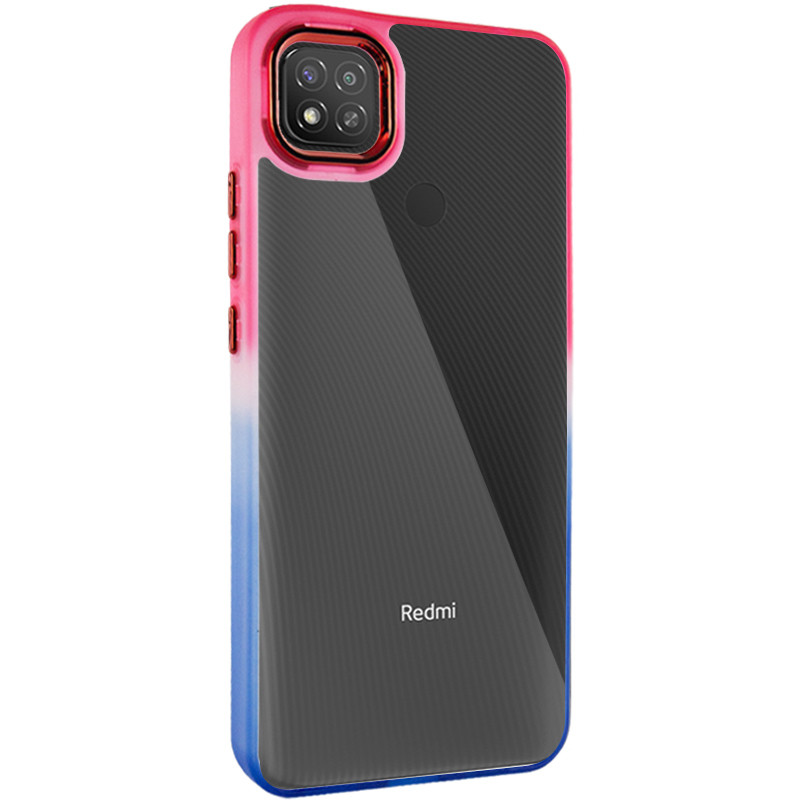 Чохол TPU+PC Fresh sip series на Xiaomi Redmi 9C (Синій / Рожевий)