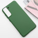 Фото Чохол Silicone Cover Lakshmi (AA) на Samsung Galaxy S21 (Зелений / Dark green) на vchehle.ua