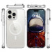 Фото Чохол TPU Space Case Apex with Magnetic Safe на Apple iPhone 16 Pro (6.3") (Silver) на vchehle.ua