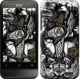 

Чохол Тату Вікінг на HTC One V t320e 348978
