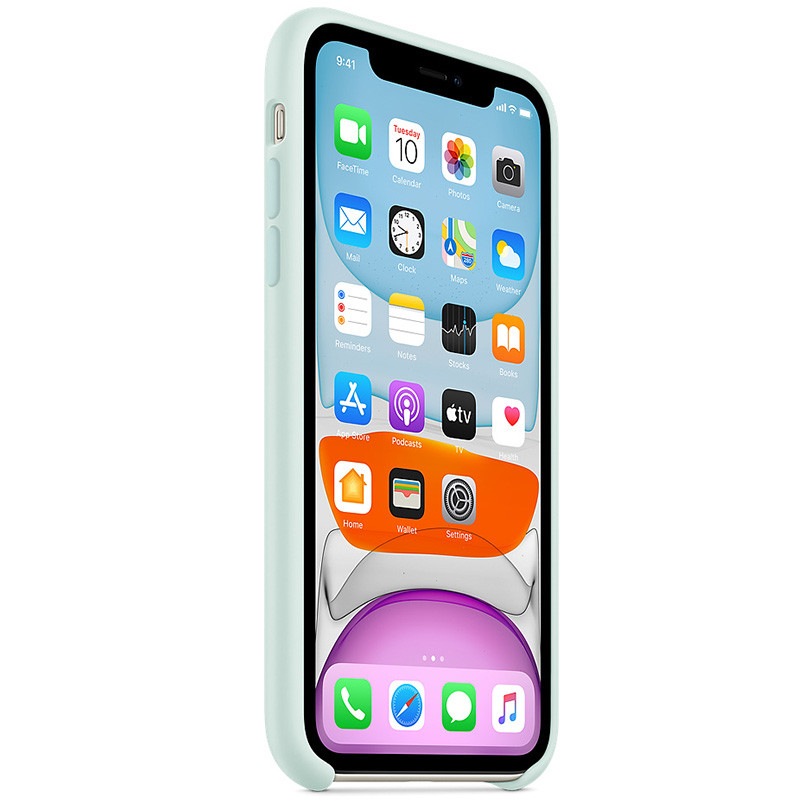 

Чехол Silicone case (AAA) для Apple iPhone 11 Pro (5.8") (Серо-голубой / Seafoam) 931588