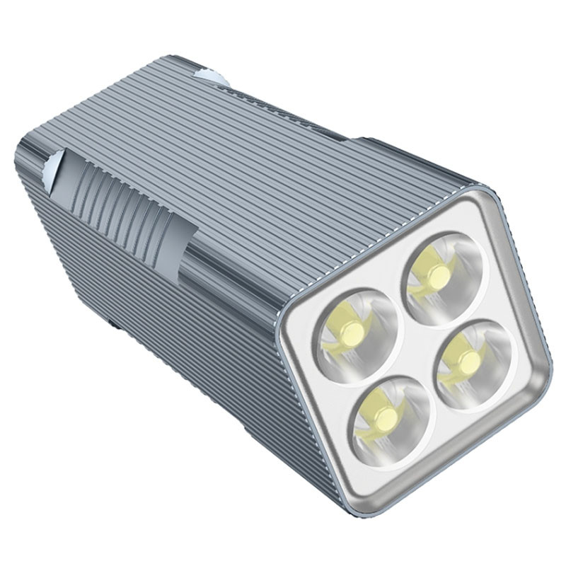 Фото Портативное зарядное устройство Power Bank Hoco Q15 Flashlight 22.5W 10000 mAh (Metal gray) в магазине vchehle.ua