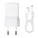 СЗУ Baseus Palm Fast Charger 30W (1USB-C) + кабель Type-C to Type-C (P10111605113-01) (Moon White)
