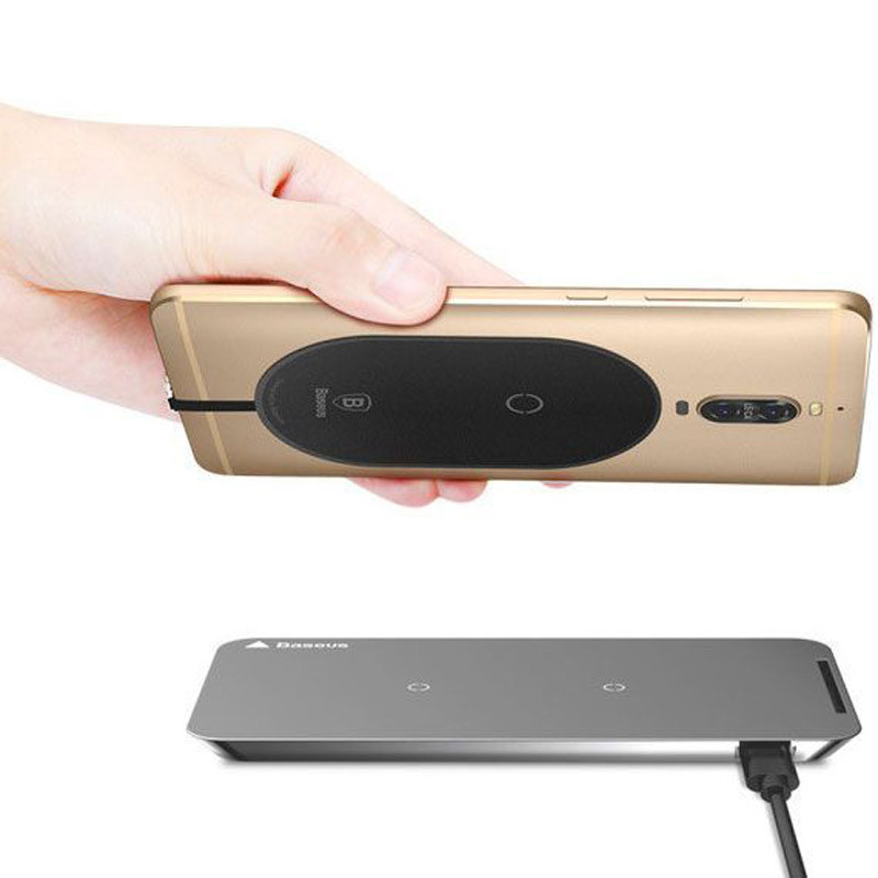 

Qi приёмник для беспроводной зарядки Baseus Microfiber Receiver (For iPhone) (Черный) 714849
