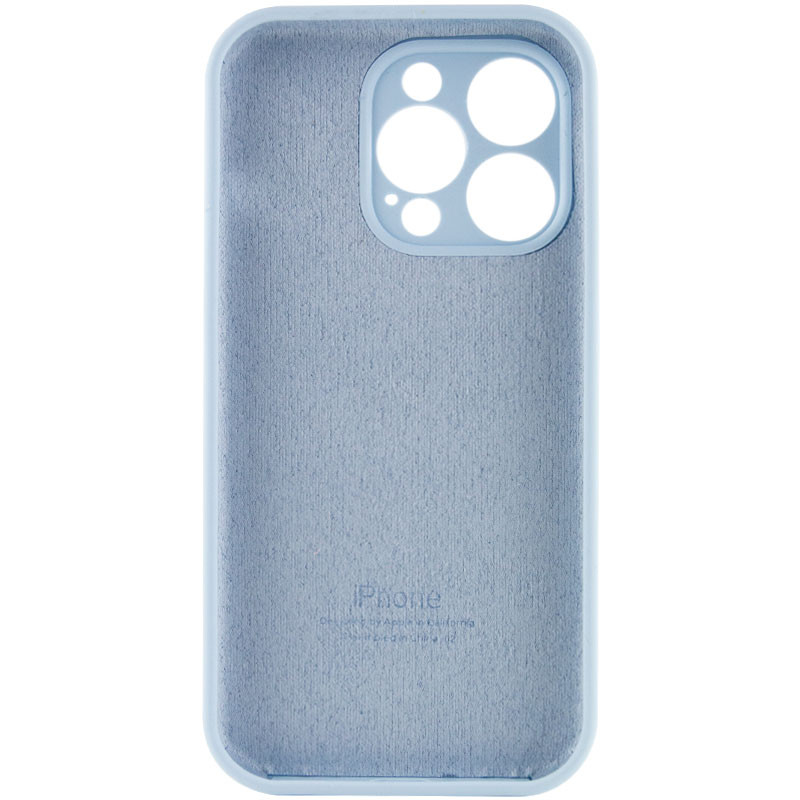 Чехол Silicone Case Full Camera Protective (AA) для Apple iPhone 15 Pro (6.1") (Голубой / Sweet Blue) в магазине vchehle.ua