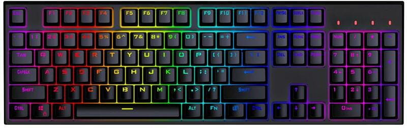 Ігрова клавіатура 1stPlayer MK8 Titan Gateron Yellow Switch USB