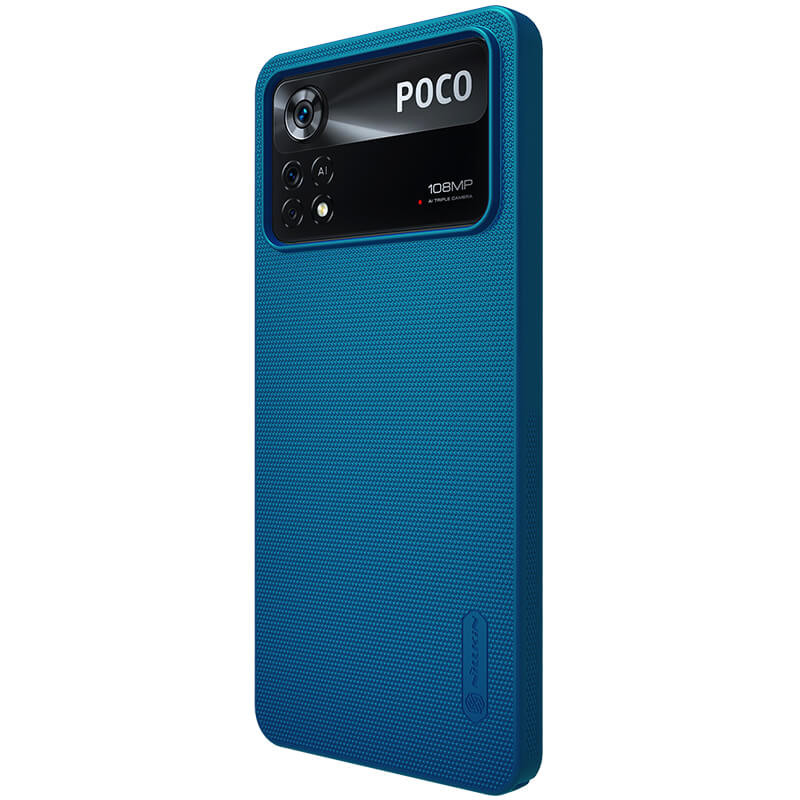 Фото Чохол Nillkin Matte на Xiaomi Poco X4 Pro 5G (Бірюзовий / Peacock blue) в маназині vchehle.ua