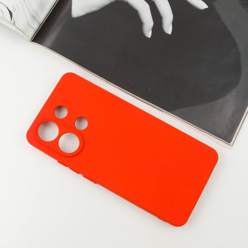 Фото Чехол Silicone Cover Lakshmi Full Camera (AA) для Xiaomi Redmi Note 13 5G (Красный / Red) на vchehle.ua