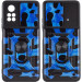 Ударостійкий чохол Camshield Serge Ring Camo на Xiaomi Poco X4 Pro 5G (Синій / Army Blue)