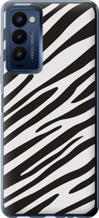 

Чехол Классическая зебра для Tecno Camon 18 P 1635929