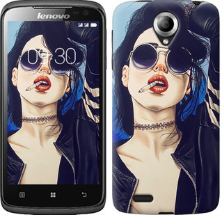 

Чехол Девушка на стиле для Lenovo S820 643745