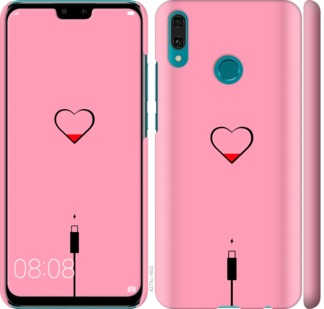 

Чехол Подзарядка сердца1 для Huawei Y9 2019 730409