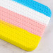 Фото Чехол Silicone case Full Braided для Apple iPhone 13 (6.1") (Желтый / Голубой) в магазине vchehle.ua