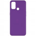 Чохол Silicone Cover Full without Logo (A) на Oppo A53 / A32 / A33 (Дефект упаковки / Фіолетовий / Purple)