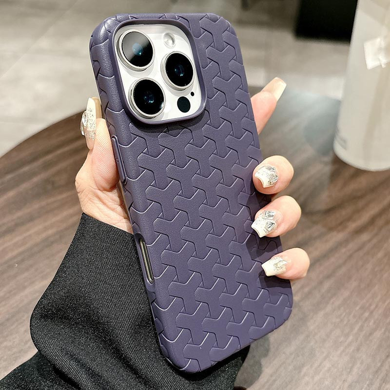 Фото Чохол TPU Weaving на Apple iPhone 16 Pro Max (6.9") (Purple) в маназині vchehle.ua