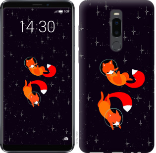 

Чехол Лисички в космосе для Meizu Note 8 870276