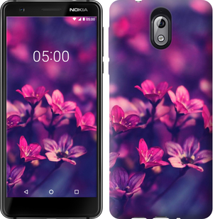 

Чехол Пурпурные цветы для Nokia 3.1 668275